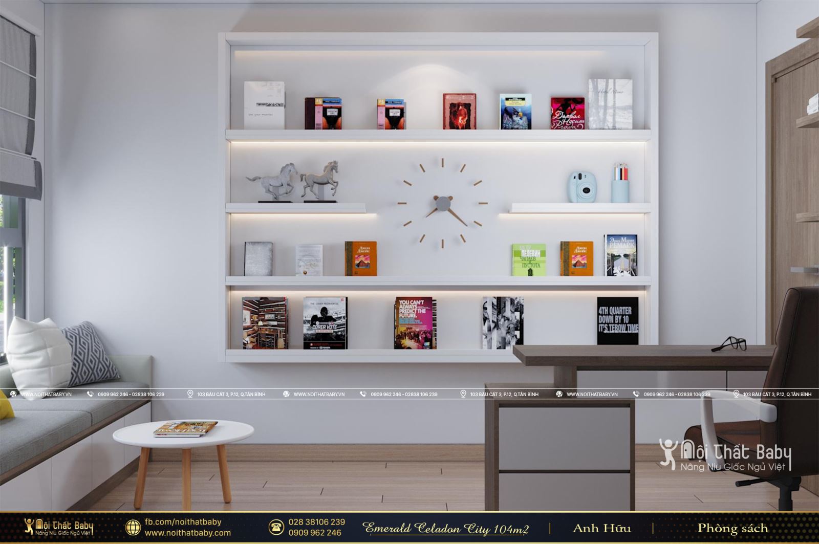 Tổng hợp các mẫu thiết kế nội thất Chung cư Emerald Celadon City